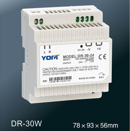 30W Din Rail SMPS