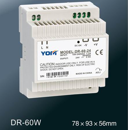 60W Din Rail SMPS