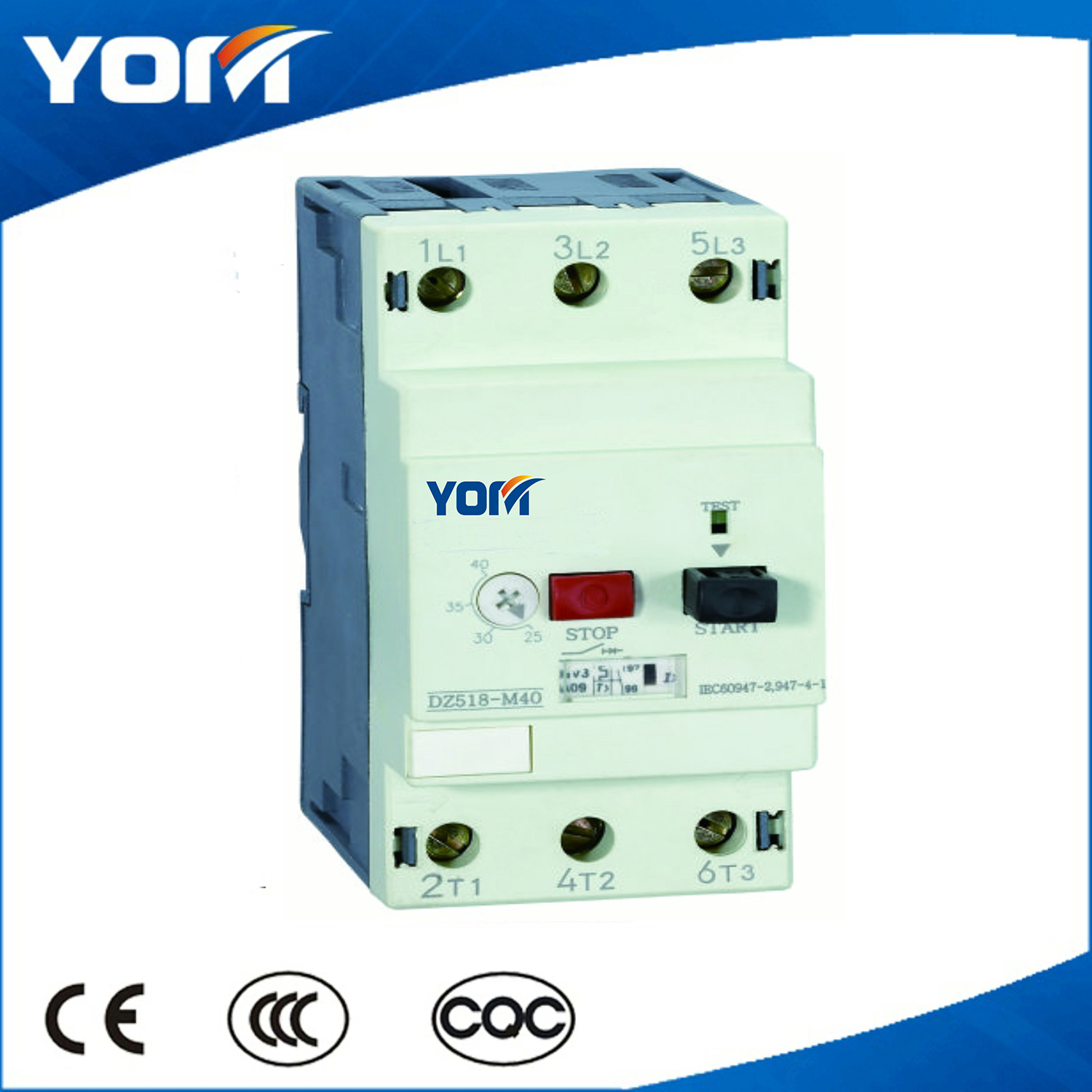 DZ518 Electric Motor Protection Circuit Breaker(GV3 models shell type circuit breaker)